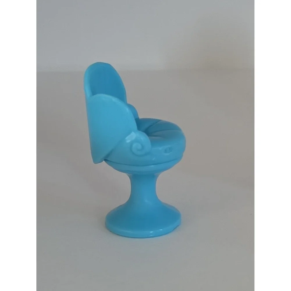 2000 Mattel Polly Pocket Blue Dollhouse Chair Furniture Accessory Vintage